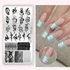 BORN PRETTY Nail Stamping Plates for Design French Nail Art Templates Printing Merry Christmas Image Stainless Stencil Tools 3