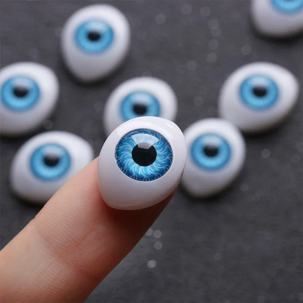20Pcs Plastic Oval Doll Safety Eyes for DIY Toy Eyes Animal Toy Puppet Making Dinosaur Eyes Craft Crochet Bjd Dolls Accessories 3