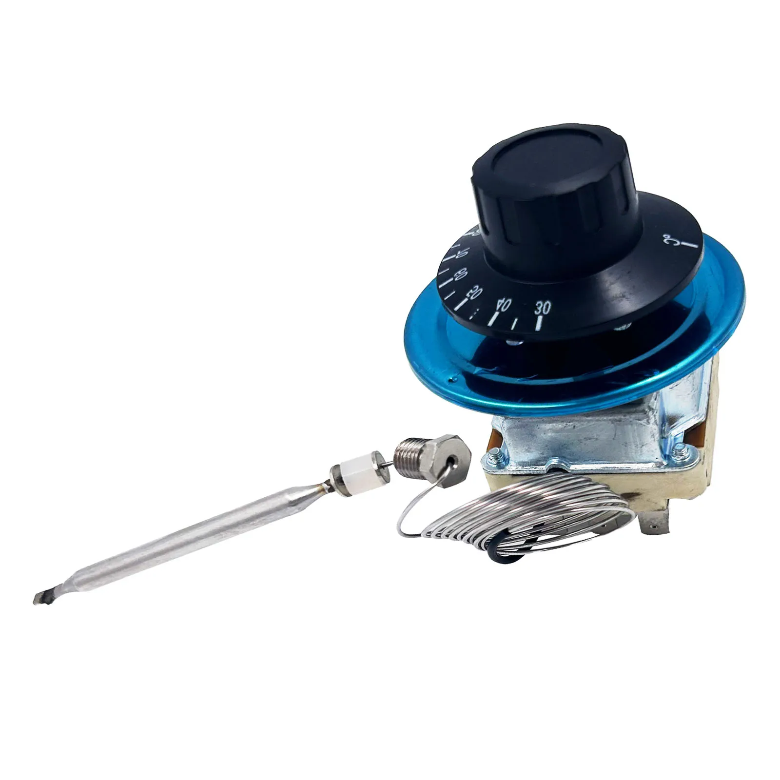 Earth Star 60-200 Celsius EGO 250V Dial 6 Pins Capillary Thermostat-Temperature Controller Switch for Electric Oven