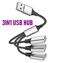 High - Speed 3 - Port USB - C Hub Extension with Data Transmission and OTG Adapter (3IN1 USB Edition)