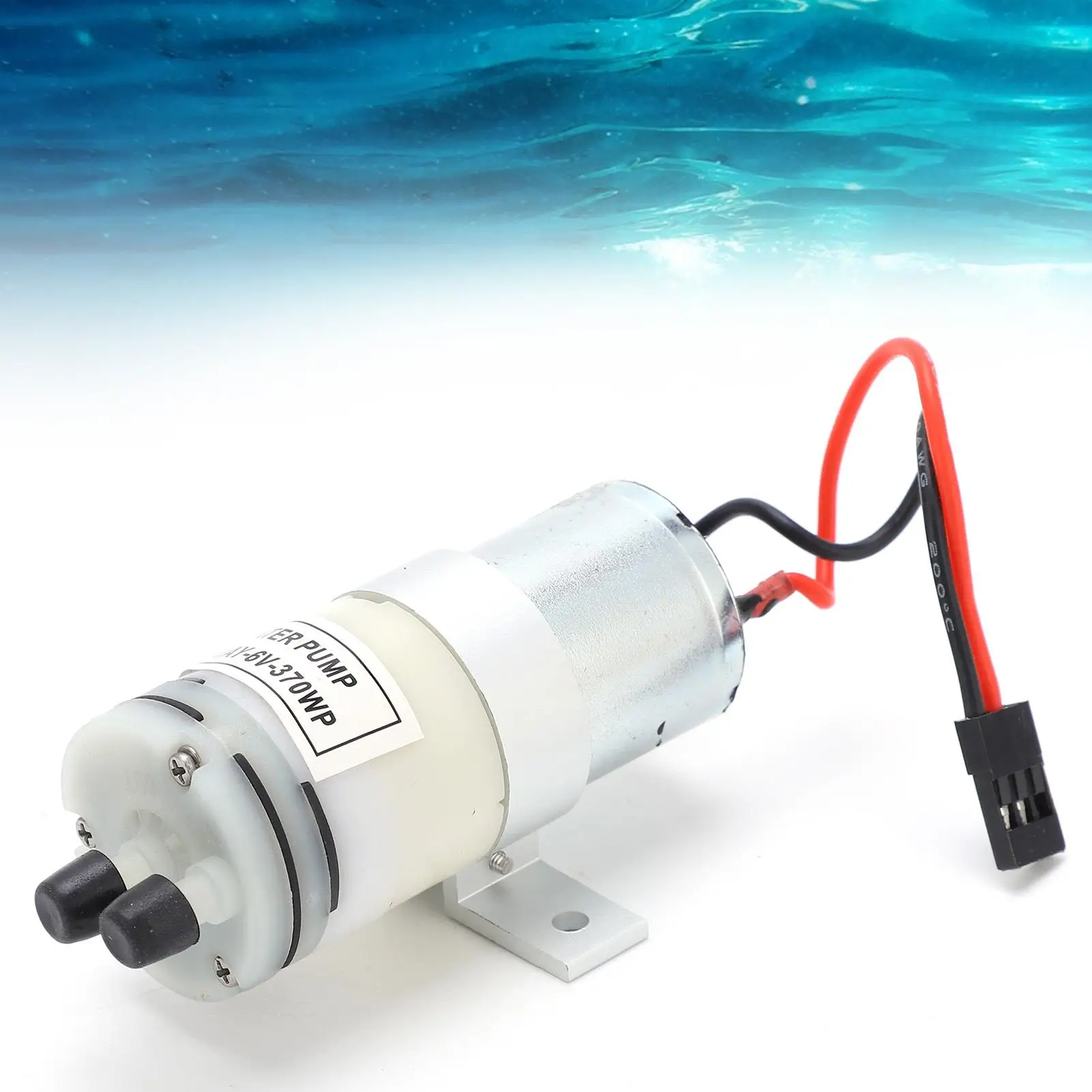 370 Water Cooling Pump for rc Boat Motor Low noise Switch 3 6V