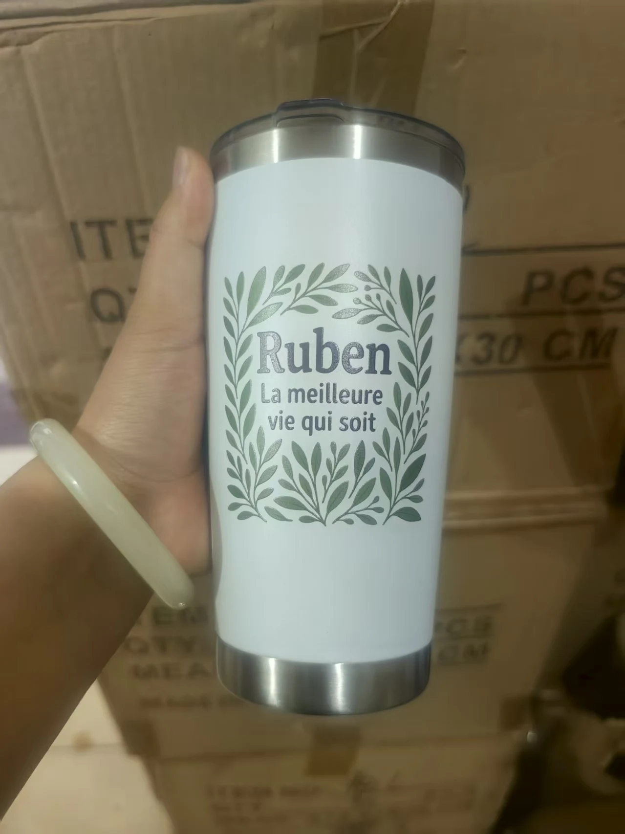 Customised 20 oz Stainless Steel Insulated Coffee Mug - Image 4