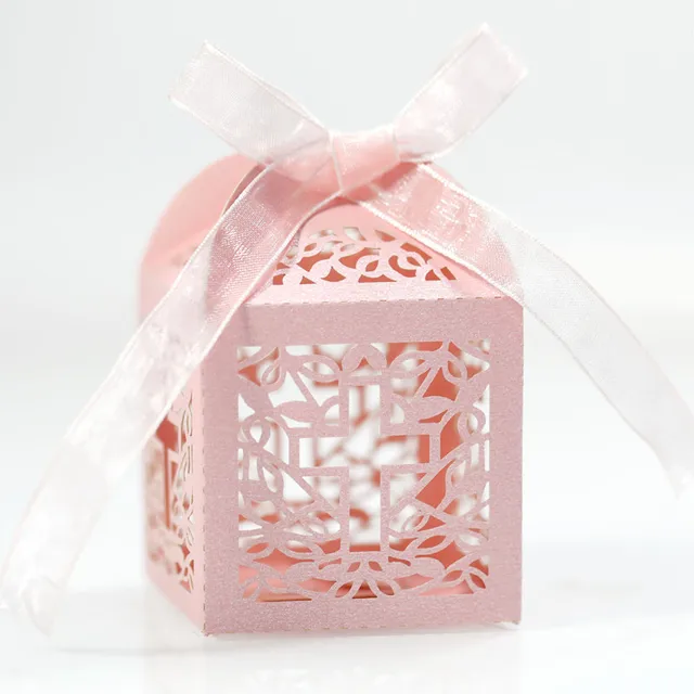 100/50/10pcs 횡단 사탕 Dragee 상자 천사 선물 상자 아기 샤워 세례 생일 첫 성찬식 Christening 결혼식 장식