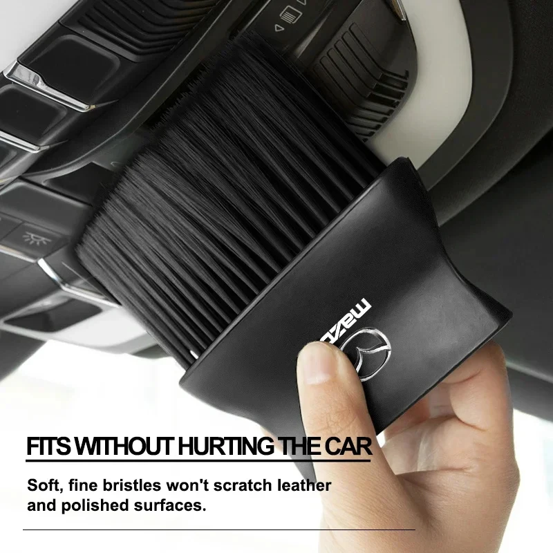 마쯔다 CX-5 CX9 CX7 CX3 CX4 MX3 RX-7 RX-8 아텐자용 차량 에어컨 통풍구 먼지 제거 브러시 내부 틈새 청소 브러시