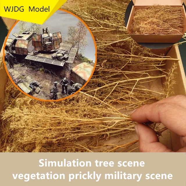 Model simulation tree scene vegetation thorns quinoa military scene sand table building model DIY production materials 1