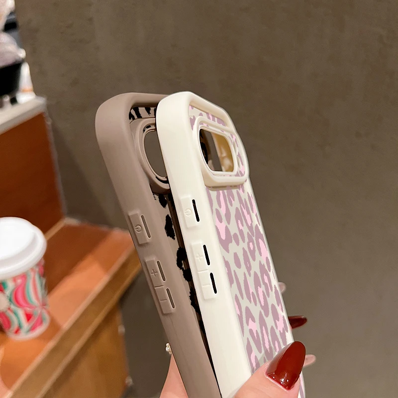Leopard Print Shockproof TPU Silicone Phone Case