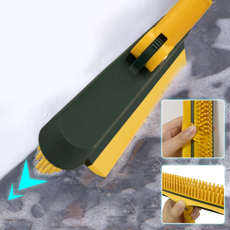 Grout Brush with Long Handle, Tile Cleaner Tool for Shower