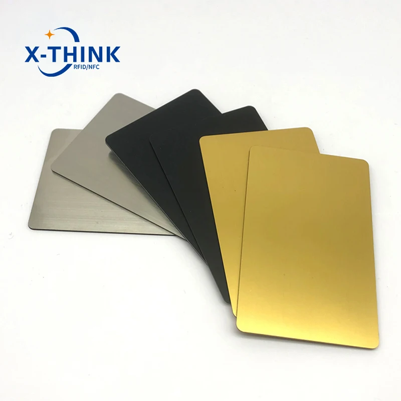 맞춤형 무광 블랙 스테인리스 스틸 RFID NFC 하이브리드 원 미러 비접촉식 비즈니스