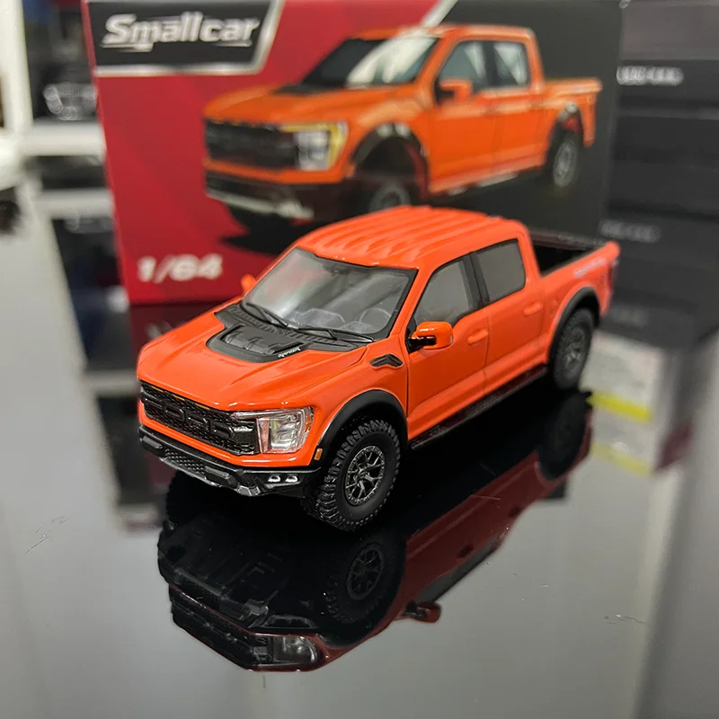 1:64 뉴 마스디 스 포드 F-150 랩터 시뮬레이션 합금 다이캐스트 자동차 모델 맞춤형 어린이 장난감 컬렉션 선물 장식품