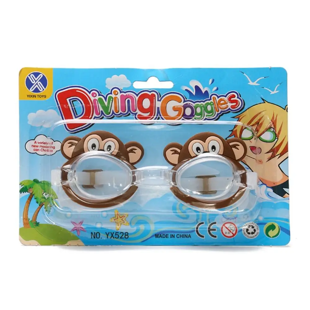 Silicone Kids Anti Fog Swimming Glasses Diving Surfing Goggles Cute Cartoon Boys Girls Bathing Summer Swim Eye Wear