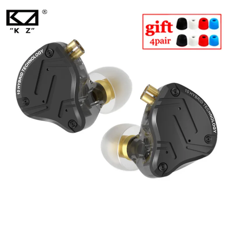 KZ ZS10 PRO X HIFI 低音メタルハイブリッドインイヤーイヤホン