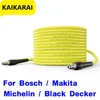 10 15m Pressure Washer Hose High Water Cleaning Hose Pipe Cord Car Washer Extension Hose for Bosch High Pressure Cleane Hose 1