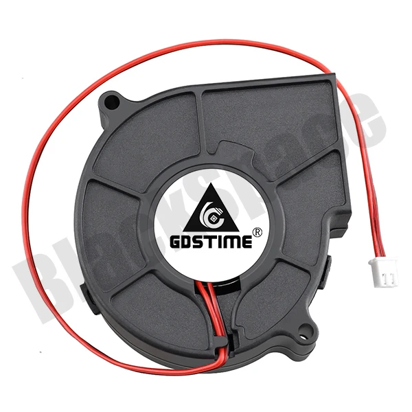 Ventilador DC, 75x75x30mm, 5V, 12V, 24V, 7cm, 7530, 2Pcs