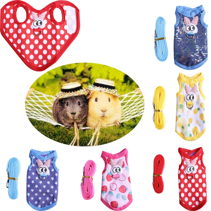 Rabbit Pet Harness Leash Strap Small Pet Rabbit Harness Vest Rabbit