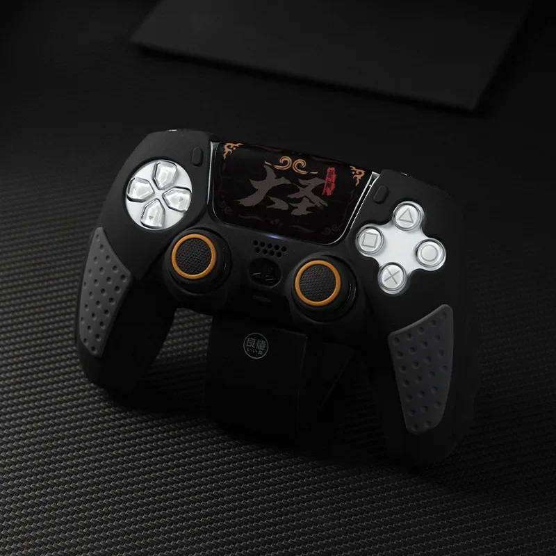 IINE L1034 WUkong Soft Silicon Protective Case Cover For PS5 Controller Skin Cases For Playstation 5 Gamepad Games Accessories