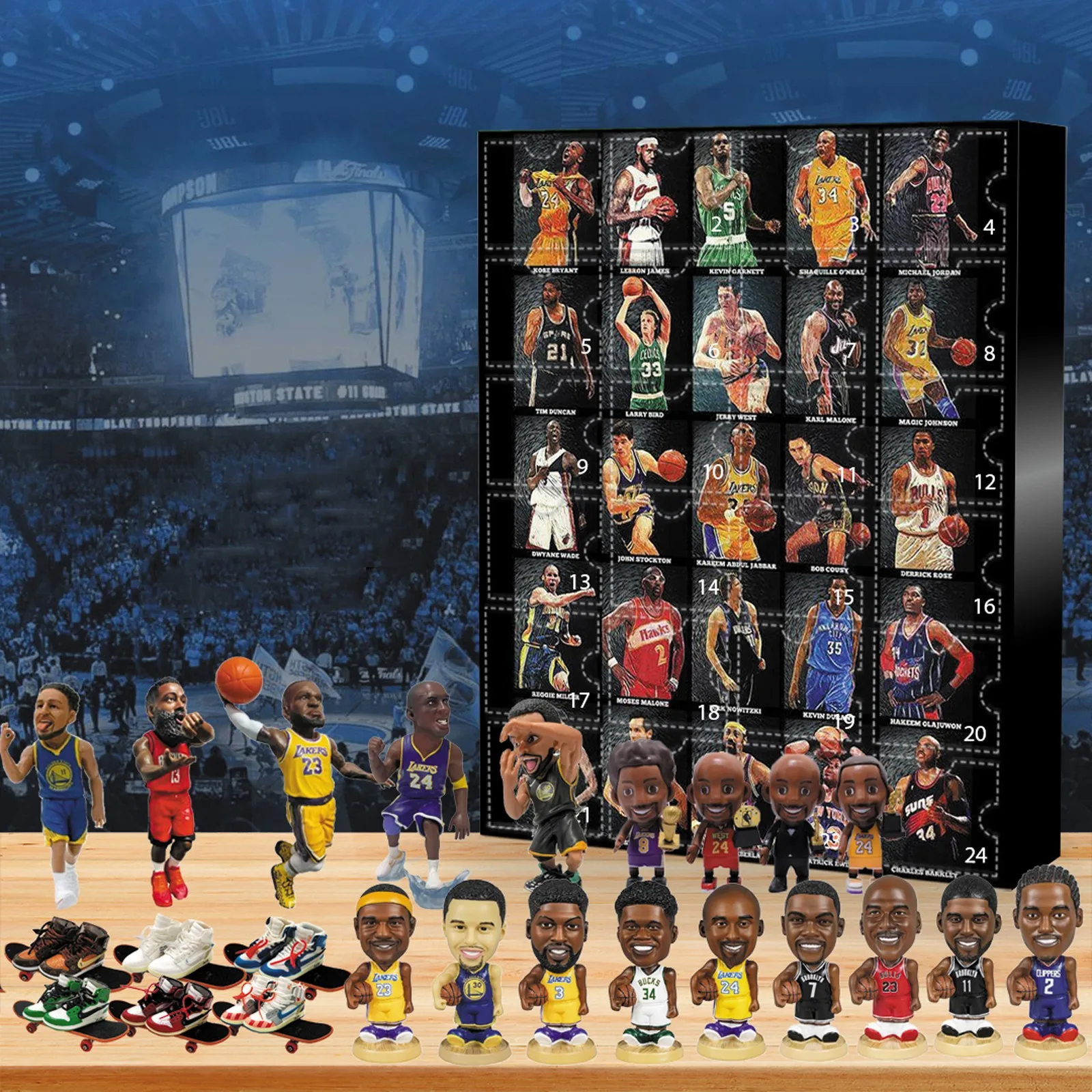 Christmas Advent Calendar Contains 24 Gifts, Figures Doll Advent Calendar, Christmas Countdown Calendar With Surprise Toys