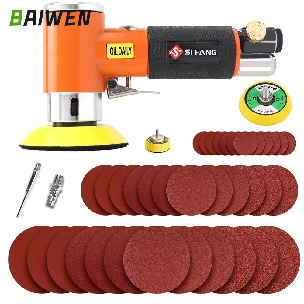 Orbit Air Sander Mini Pneumatic 1 "/2"/3 "Set Di Rettificatrici Per Lucidatrice Pneumatica Ad Alta Velocità Per Lucidatura Auto