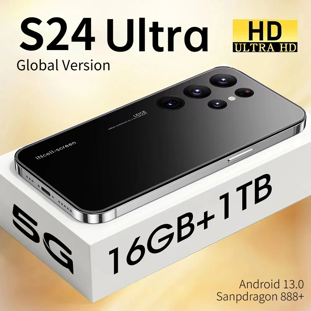 Nowy S24 Ultra smartfon 6 8 Cal telefon 6800mAh 16 1TB telefon kom nowy-s24-ultra-smartfon-6-8-cal-telefon-6800mah-16-1tb-telefon-kom