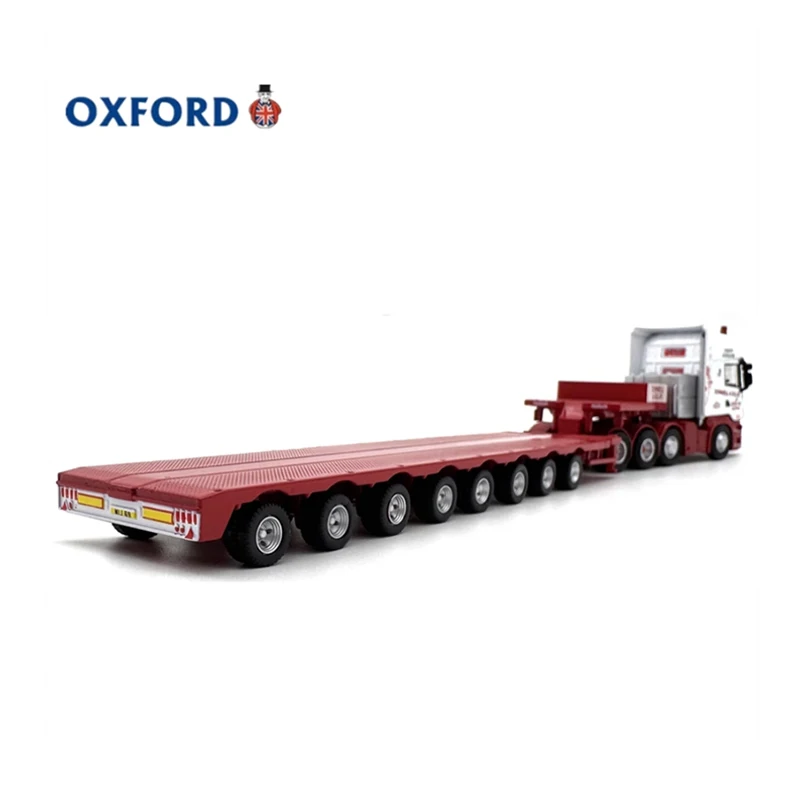 OXFORD Diecast 1:76 Scale R580 Multi Axle Semi Trailer Alloy Car Model Finished Product Simulation Toy Collection Static Model 17 S395821d698614de590e27971e2190c464
