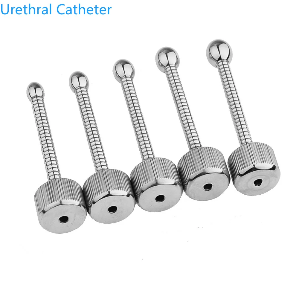 Stimulate Dilator Masturbation Rod Chastity Device Urethral Catheter Block Urine Penis Plug Sound Urethra Sex Toys For Men