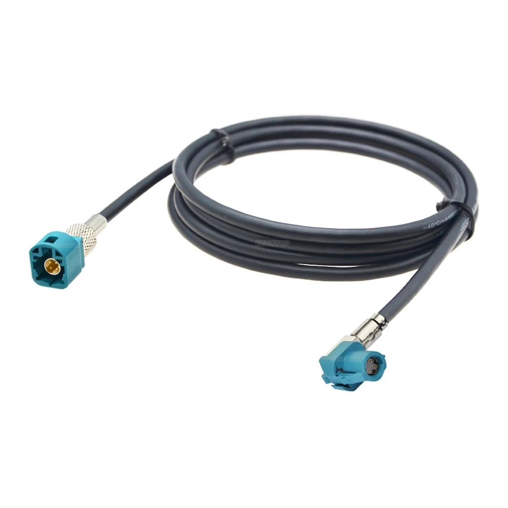 bevotop hsd cabo de fio elétrico usb fakra hsd lvds macho para macho pinos núcleos cabo para benz bmw audi tesla vw