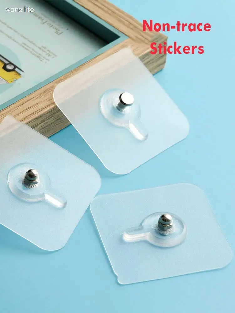 Lots Strong Stick Nail Free Wall Hook Screw Adhesive Non-Trace No Drilling