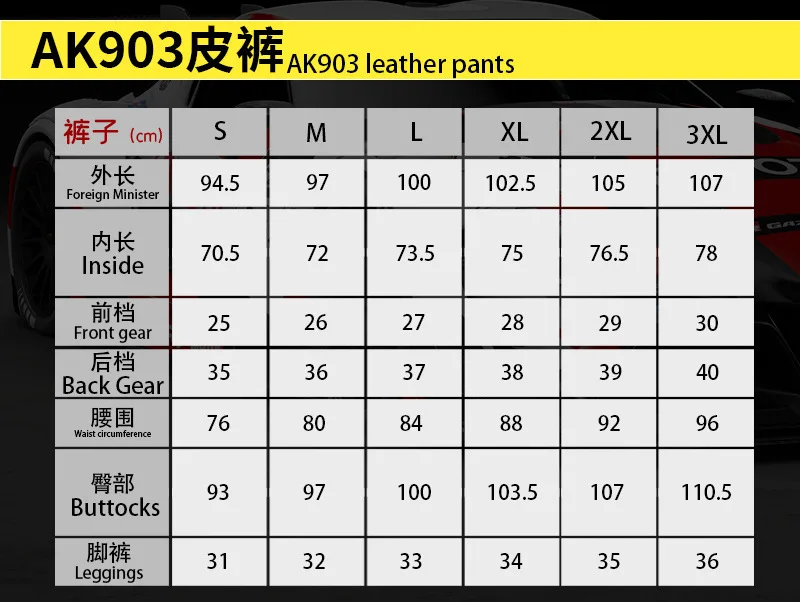 Motorcycle Leather Pants