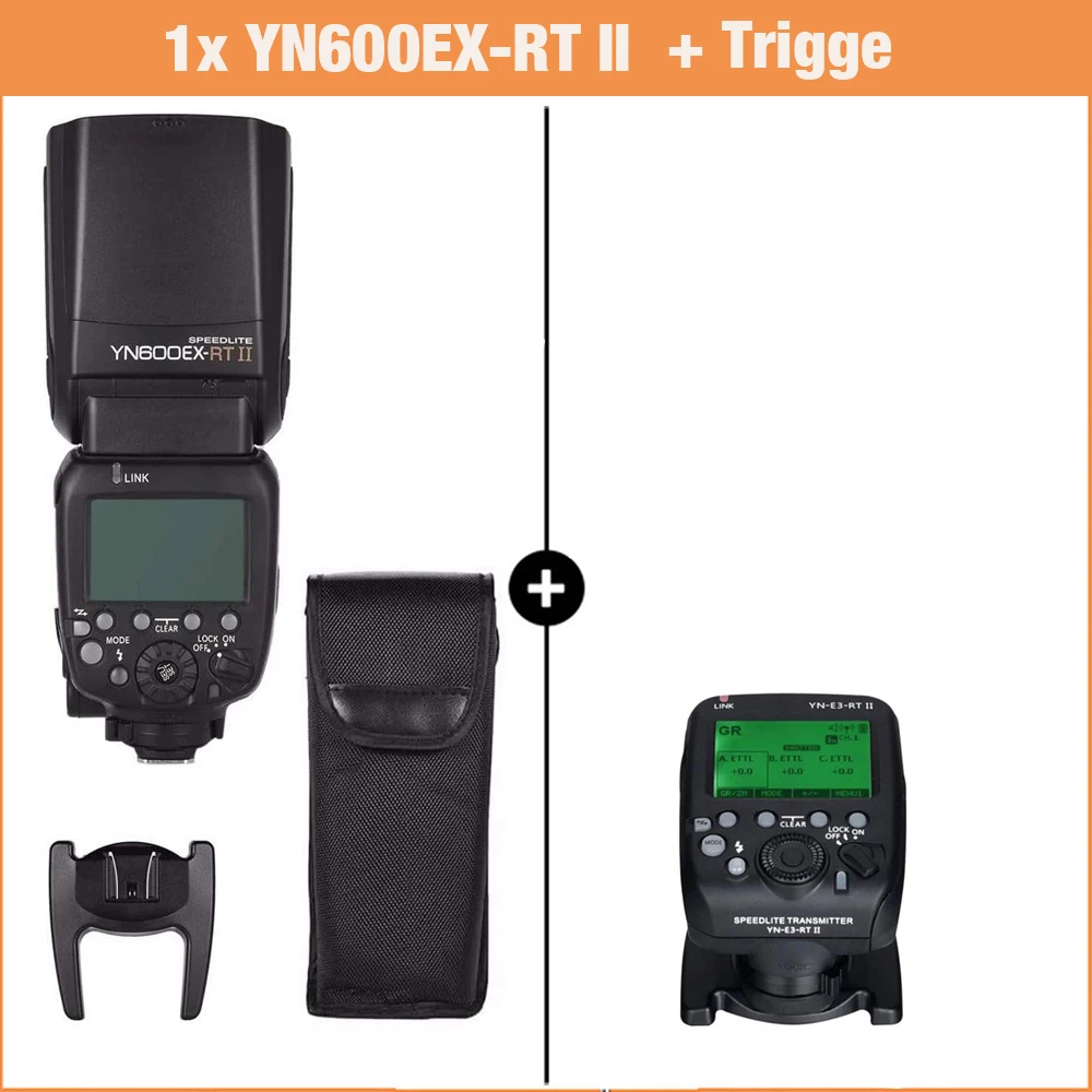 YONGNUO YN-E3-RT II Auf-Kamera-Speedlite Senr Flash...