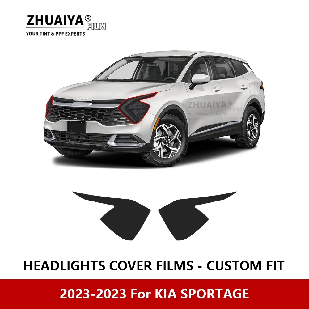 

For KIA SPORTAGE 2023-2023 Car Exterior Headlight Anti-scratch PPF precut Protective film Repair film Car stickers Accessories