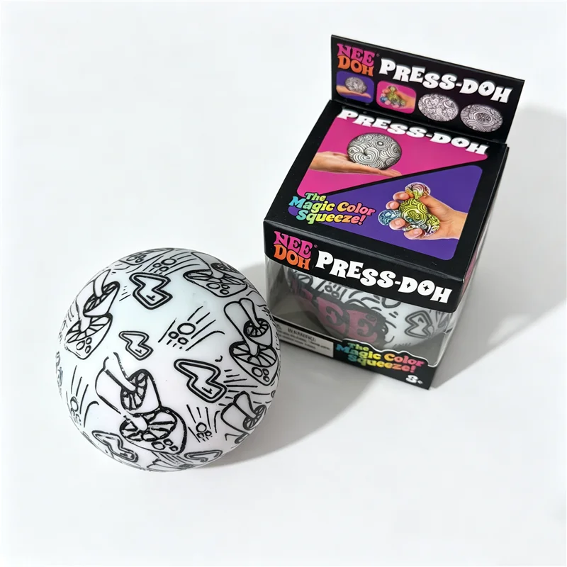 Color-Changing Squishy Stress Relief Ball - Sensory Toy Gift