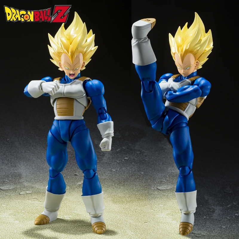 

Original Bandai Shf Dragon Ball Z Vegeta Action Figures Super Saiya 2 Pvc Anime Figurine Pvc Collectible Model Statue Doll Toys