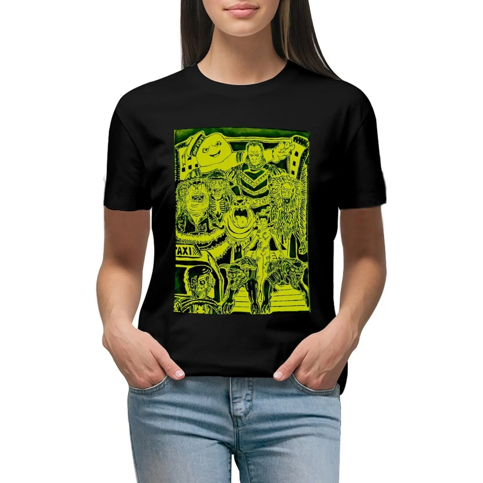 Ghostbusters Ghouls T-Shirt Camicetta Femminile Western T-Shirt Dress Per Le Donne