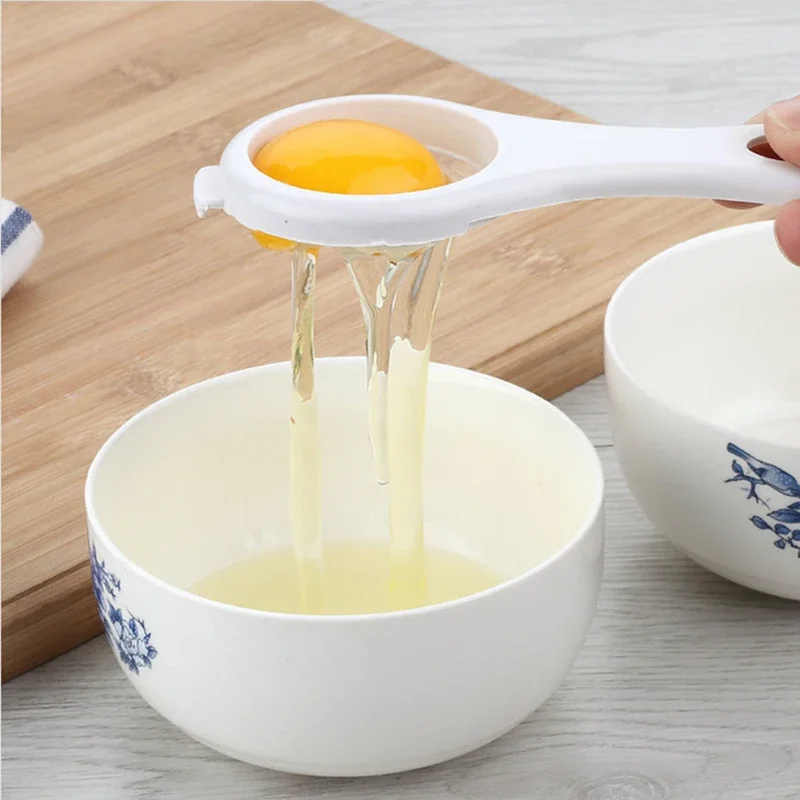 Egg Yolk White Separator Divider Holder Sieve Household Plastic Kitchen Tool 1 Pc egg separator