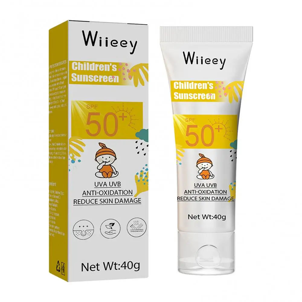 40g Facial Body Sunscreen Whitening Sun Cream Sunblock Skin Protective Anti-Aging Oil-control Moisturizing SPF 50