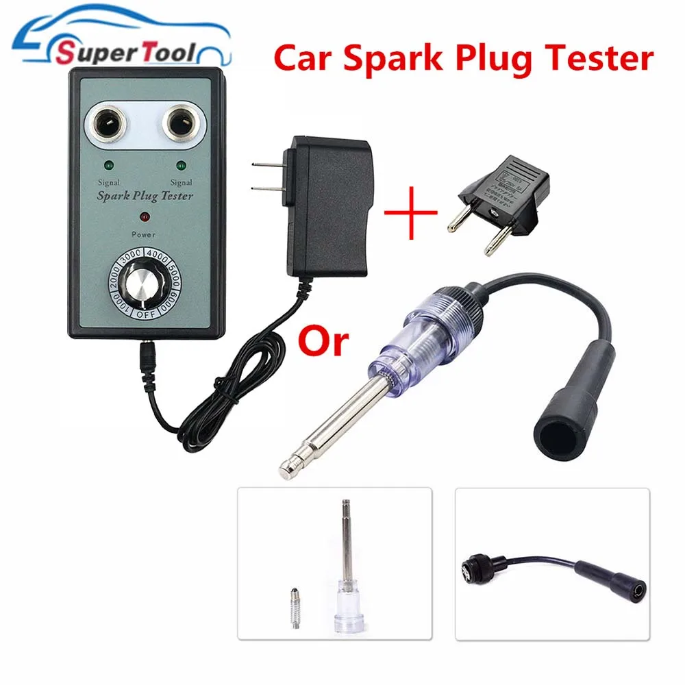 Spark Plug Tester Pen Spark Plug Tester Ignition System Coil Engine Auto Can Bus Spark Plug Analyzer Car Auto Checker Detector Diagnostic Tool