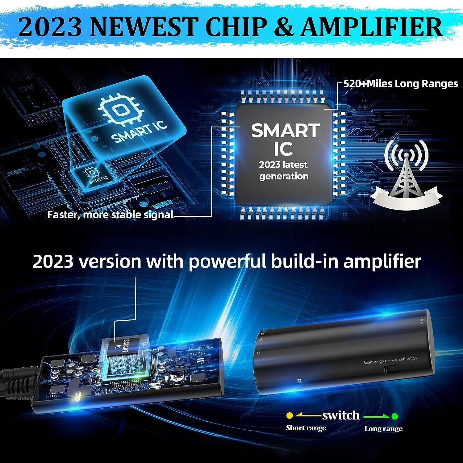 PAYEN 2023 유럽 및 미국 고화질 실내 DVB-T 디지털 TV 안테나, 4K 무료 NBC TV 안테나, 신제품