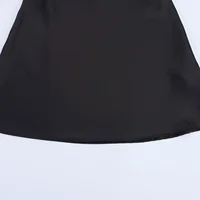 Robe d'été pour femmes, vêtements de tempérament Simple, à la mode et Sexy, dos nu, Texture en Satin de soie, col suspendu, nouvelle collection 2025 6