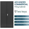 Metal Storage Cabinet with 2 Door and 4 Adjustable Shelves, 71 inch Tall Steel Cabinet for Warehouse, Garage, Home, Office 5