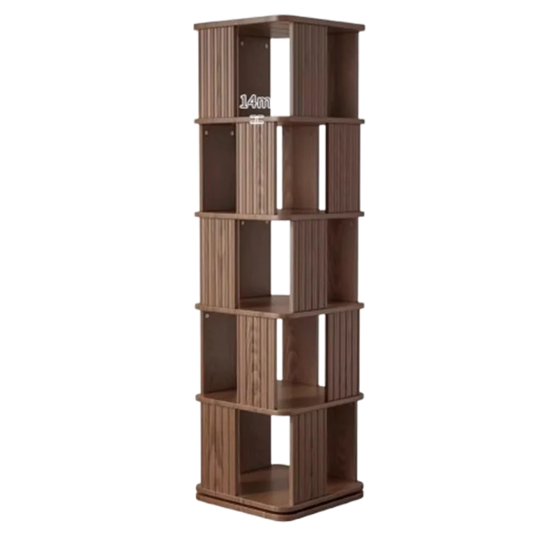 House Kids Rotating Bookcase Roller Portable Luxury Rotating Bookcase Stand Organizadores Multifuncionales Home Decoration
