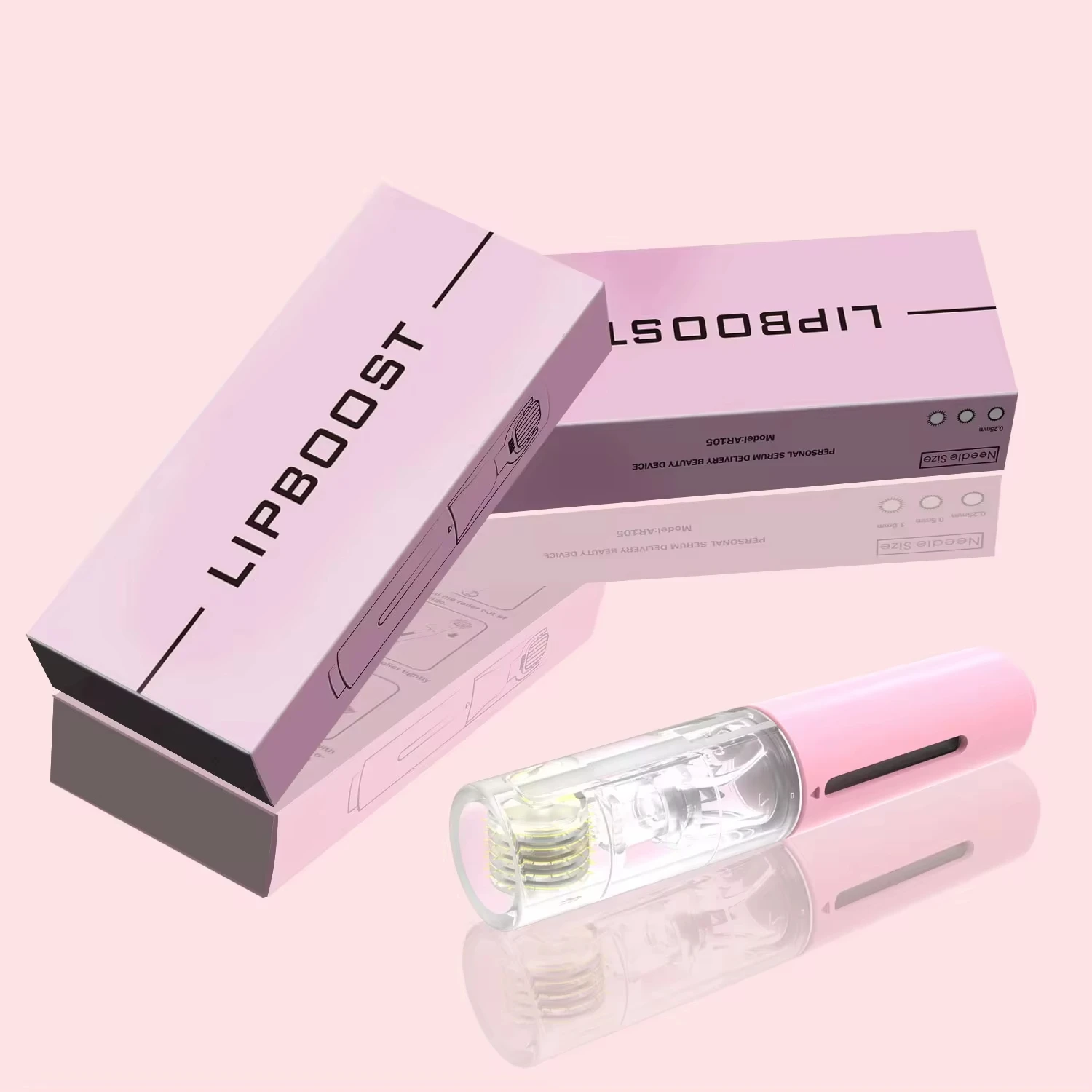 Original 105 Pin Replaceable Derma Roller Serum Applicator Beauty Tool Lip Facial Care Tool Skin Care Micro Needle Treatment derma roller