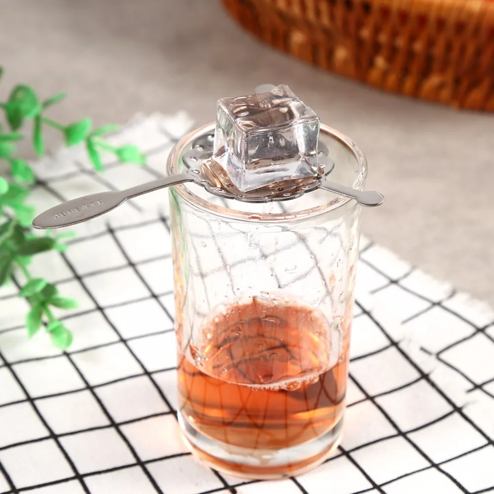 Absinthe Spoons Wire Mixed Strainer Cocktail Shaker Drinking Colander Filter Stainless Steel Wormwood Spoon Accessories cocktail spoon,cocktail stirrers