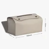 1pc Tissue Bag  PU Leather Napkin Holder  Foldable Tissue Box  Home Office Waterproof Dustproof Storage Sundries 5