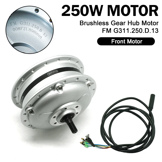36V/48V 250W 350W 500W Electric bicycle Brushless Hub Front Rear