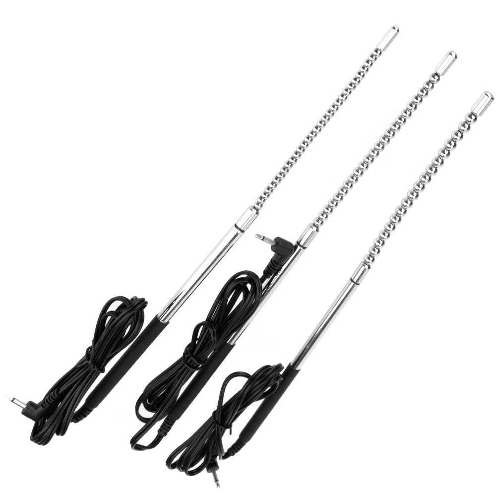 Dilator Urethra Beads Metal Electro Stimulation Sex Toy For Men