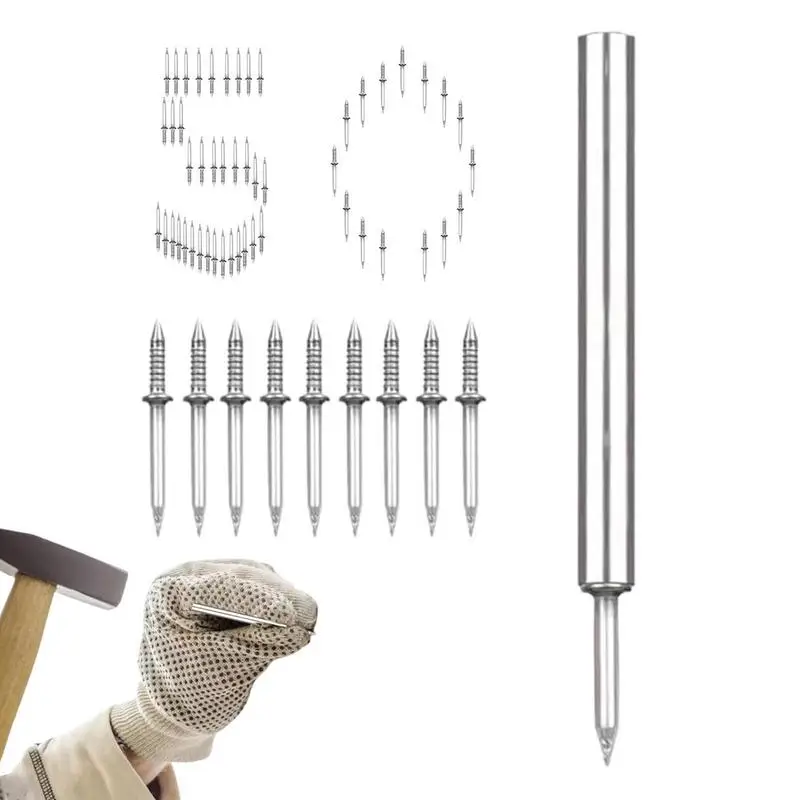 

Sheep Horn Nails Baseboard And Skirting Board Nails No Trace Double Head Invisible Thread Nails For Wood Veneer Furniture And