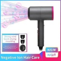 Professional 2000W Powerful Hair Dryer Low Noise High Speed Blow Dryer Negative Ions Styling Tools Hair Care Barber/Salon 1