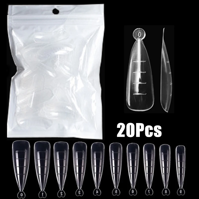 Complete Acrylic Nail Art Kit with Quick-Apply Tips and Manicure Tools