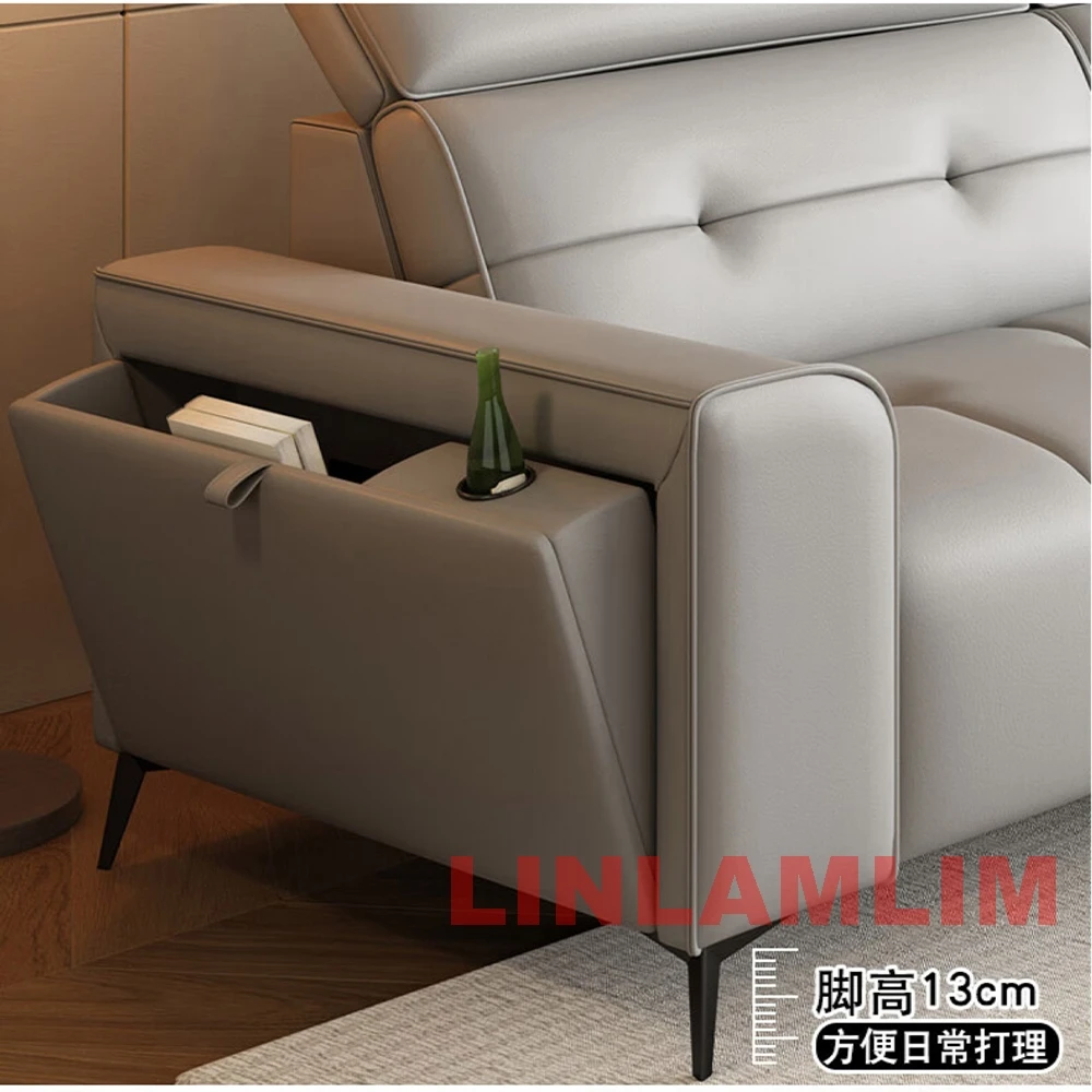 Leather Power Reclining Sofa 5