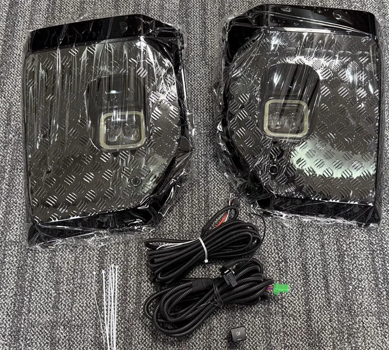 도요타 랜드 크루저 Prado LC250 2024 용 LED FT 안개 램프 동적 회전 신호 자동차 DRL 12V LED 러닝 골든 아이 라이트 장식