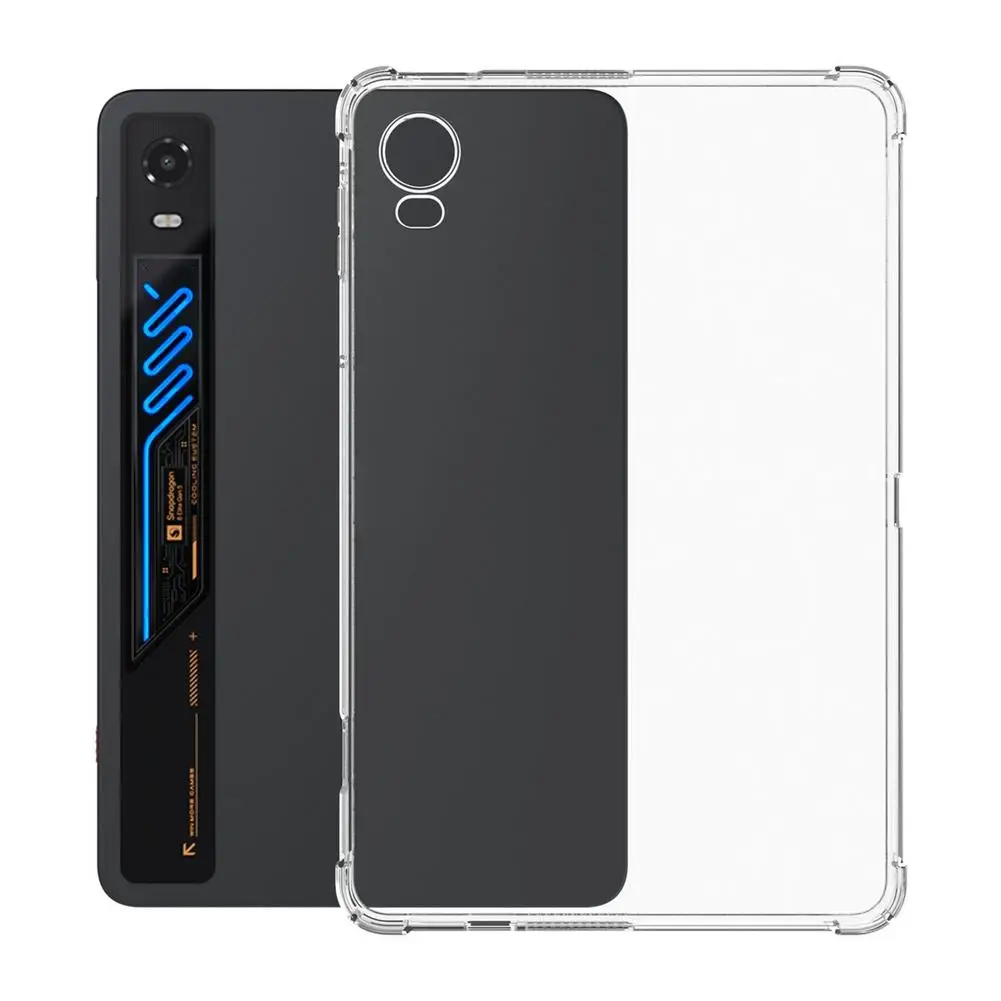 Clear TPU Shock-Absorbing Tablet Case with Reinforced Corners - Transparent Protective Cover
